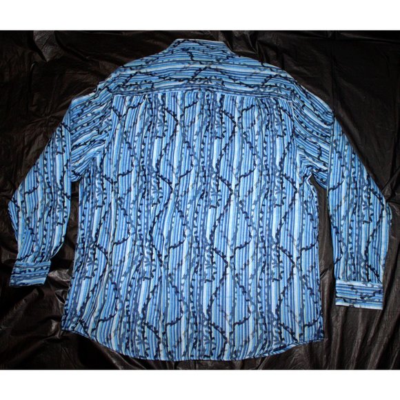 Jhane Barnes Mens Long Sleeve Button Front Shirt S - Picture 5 of 8